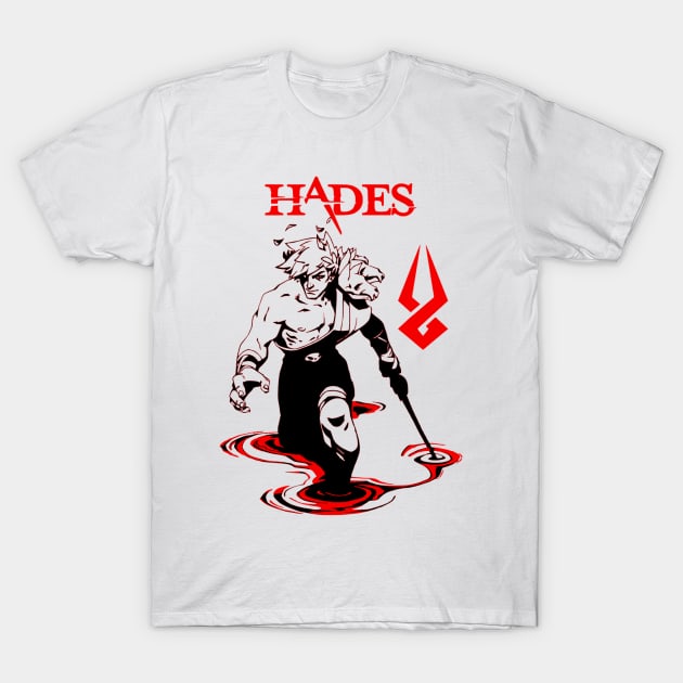 Hades Zagreus T-Shirt by OtakuPapercraft